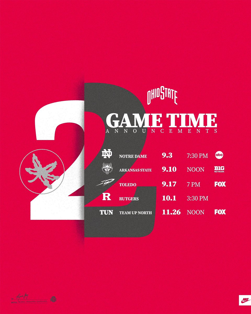 OhioStateFB's tweet photo. 👀⏰ #GoBucks https://t.co/S37LwlegBq