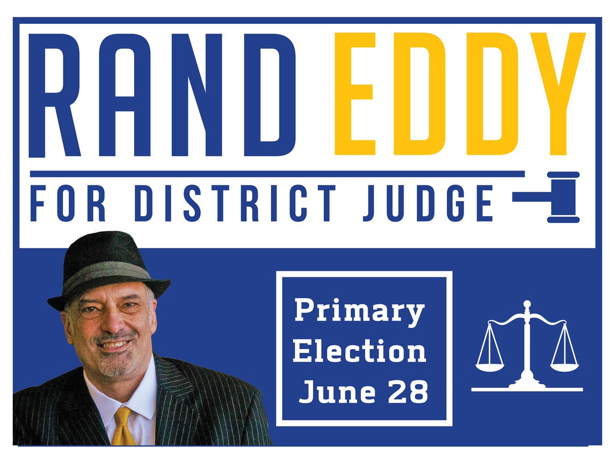Rand and the team will be hitting the ground running this weekend! Join us Saturday at 11am at Mesta Park and Sunday at 2pm at Memorial Park! To learn more about the campaign, sign up to volunteer, or make a campaign contribution, visit our website randeddy.com!