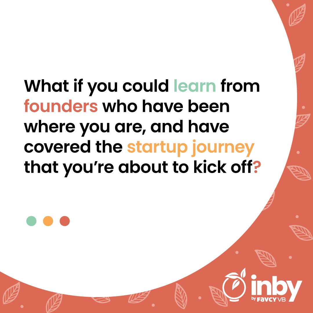 inbyspaces's tweet photo. Learn from founders who have seen it all. Implement learnings from their experiences, and accelerate your journey. Make better decisions and reduce wastage along your startup journey.

#discoverideas #playwithideas #buildideas #ideasnotbuiltyet  #wantreprenuers #entrepreneurship https://t.co/iEuskj2X7j