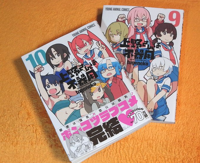 「上野さんは不器用」最終巻読了。連載中に3人ほど友人に布教できた・・・。最後にウエノさんの全裸露出プレイ(目撃者アリ)が見られて満足でした先生の次回作にも期待したい#上野さんは不器用 
