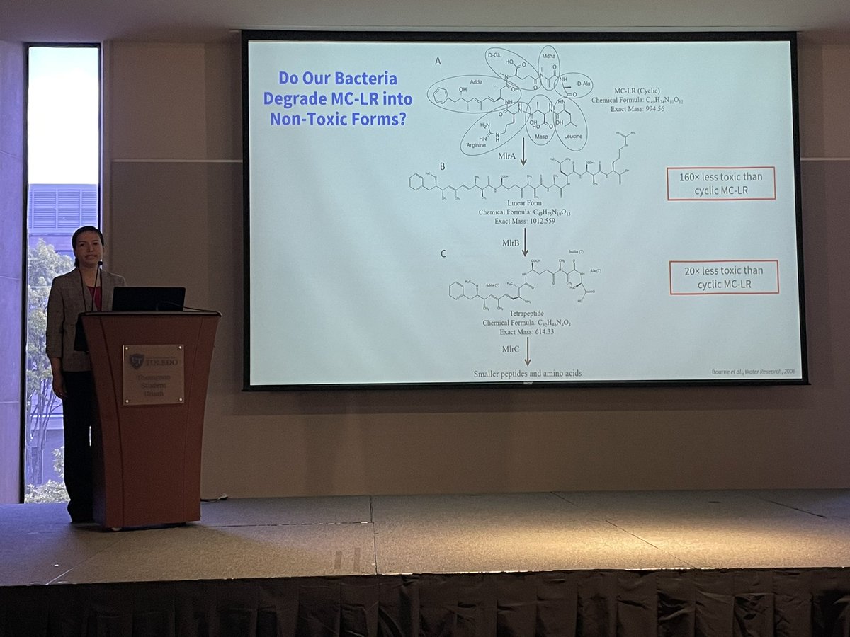 HuntleyLab (@huntleylab) on Twitter photo Last day of International Conference on Toxic Cyanobacteria <a href="/UToledo/">The University of Toledo</a>. Huntley Lab was well represented, including Jyotshana Gautam presenting on microcystin degradation for clean drinking water Last day of International Conference on Toxic Cyanobacteria <a href="/UToledo/">The University of Toledo</a>. Huntley Lab was well represented, including Jyotshana Gautam presenting on microcystin degradation for clean drinking water