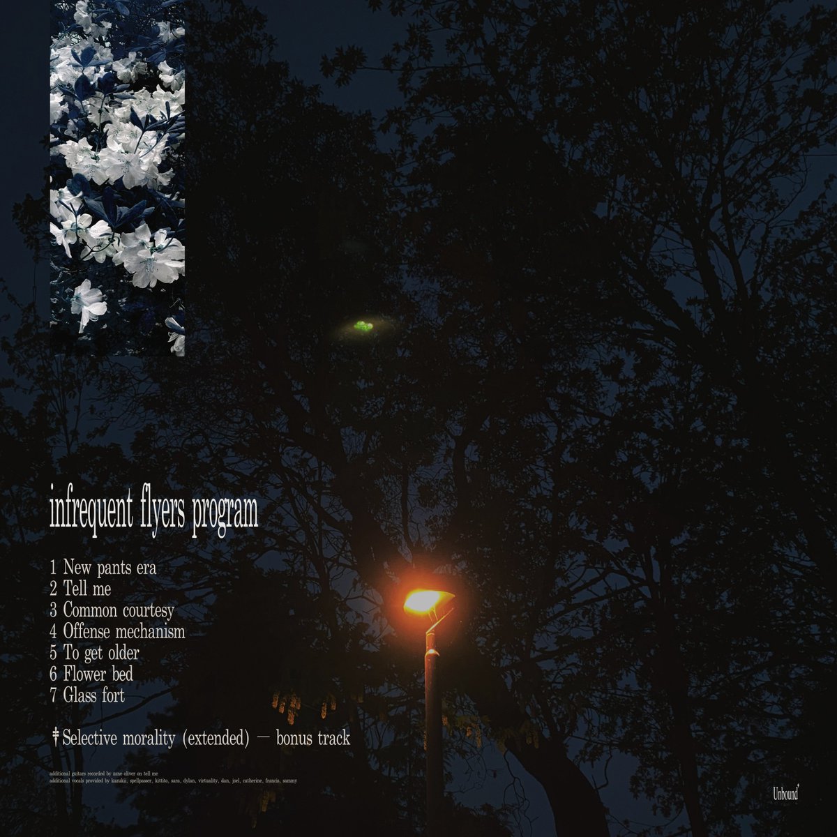 "infrequent flyers program"
is out worldwide 💿💿
7 tracks – 27 minutes

sc: soundcloud.com/defsharp/sets/…
bandcamp: defsharp.bandcamp.com/album/infreque…

everywhere else: ifp.fanlink.to/flyers
