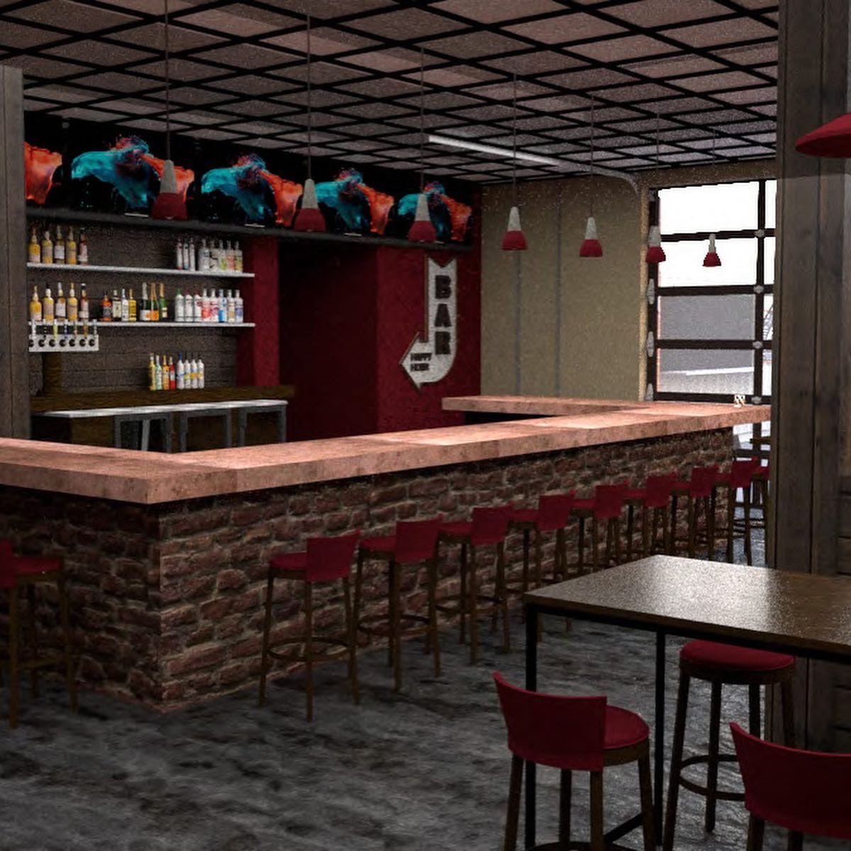 ASThomasCenter1's tweet photo. Check out these renderings of Wing Co - coming soon to the A.S Thomas Center. It’s the heart of the upcoming revitalization of downtown. The A.S Thomas Center offers the total package: where you can live, learn, eat and play without ever leaving the building. #wings #wingco https://t.co/gsHhW3v4ML