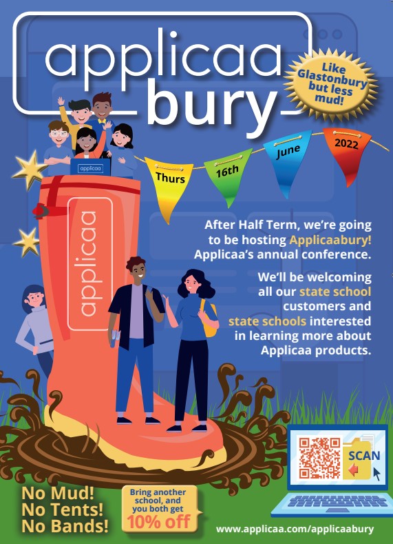 ApplicaaUK's tweet image. Applicaabury | Applicaa hubs.ly/Q01ckgcT0 join our customer and new schools event on 16 June from 9-12 pm. Over 50 schools are already booked in! This is for maintained secondary and Sixth Forms. 

#Applicaa #schools #SixthForms #events