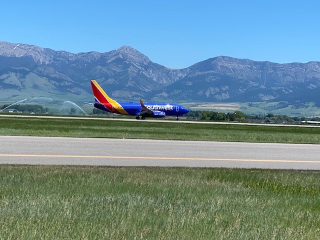 We celebrate a year of LUV at BZN today!  Southwest brings convenience, opportunity and heart to the Bozeman area while connecting customers nationwide with Big Sky Country.  BZN is excited to celebrate Southwest’s anniversary and success in our market!