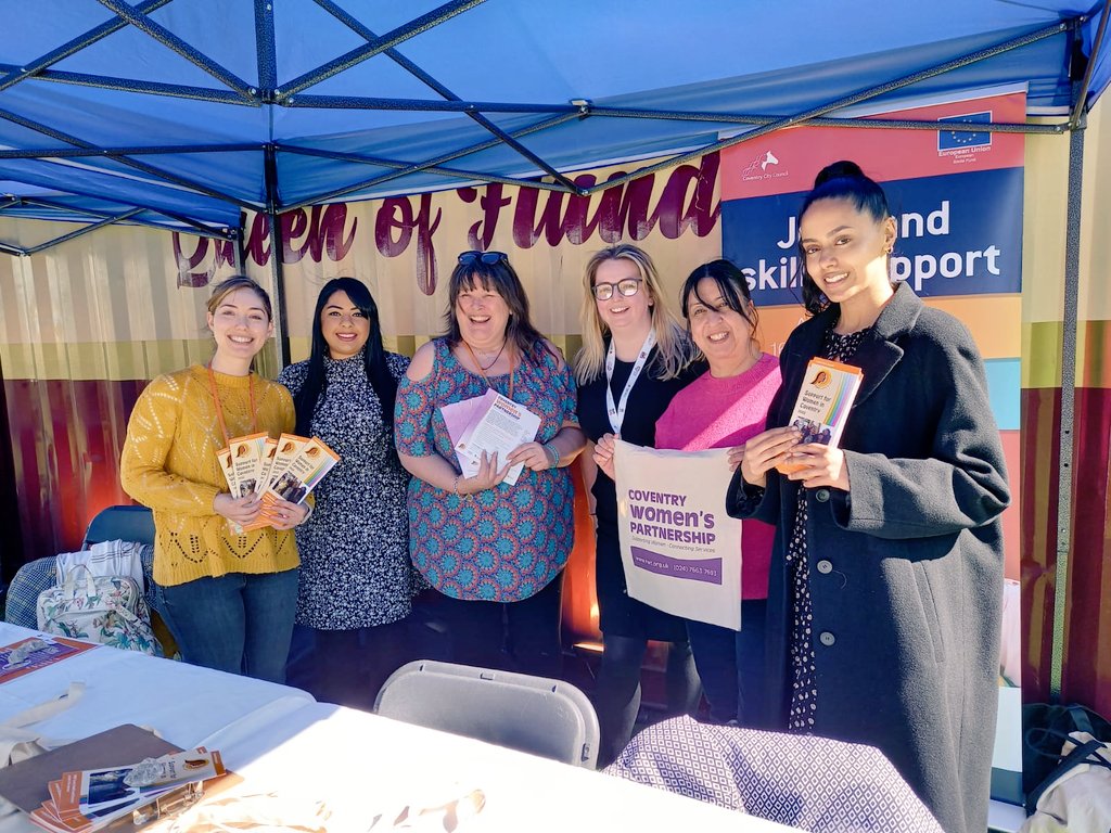 FWTCov's tweet photo. FWT at Assembly Festival Garden with @covjobsupport #accelerate #Connect2 #Ambition2 #succeed @esif1420england #growthprogramme @AccelerateCW #Employment #womenonly https://t.co/yNOPK1npvw