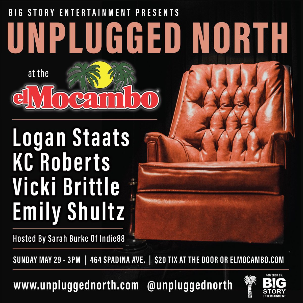 Happening Sunday! 😊✨ Can't wait to join this lovely lineup at <a href="/theelmocambo/">El Mocambo</a> this weekend! Tickets available at elmocambo.com 💕