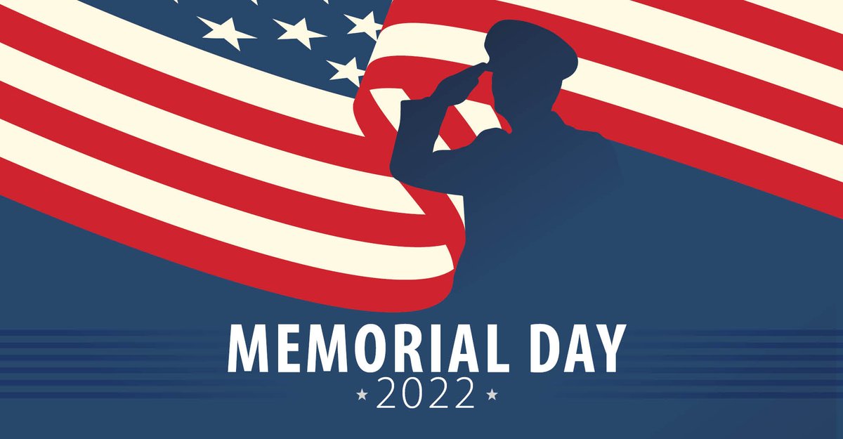 We are closed today in honor of Memorial Day. #happymemorialday