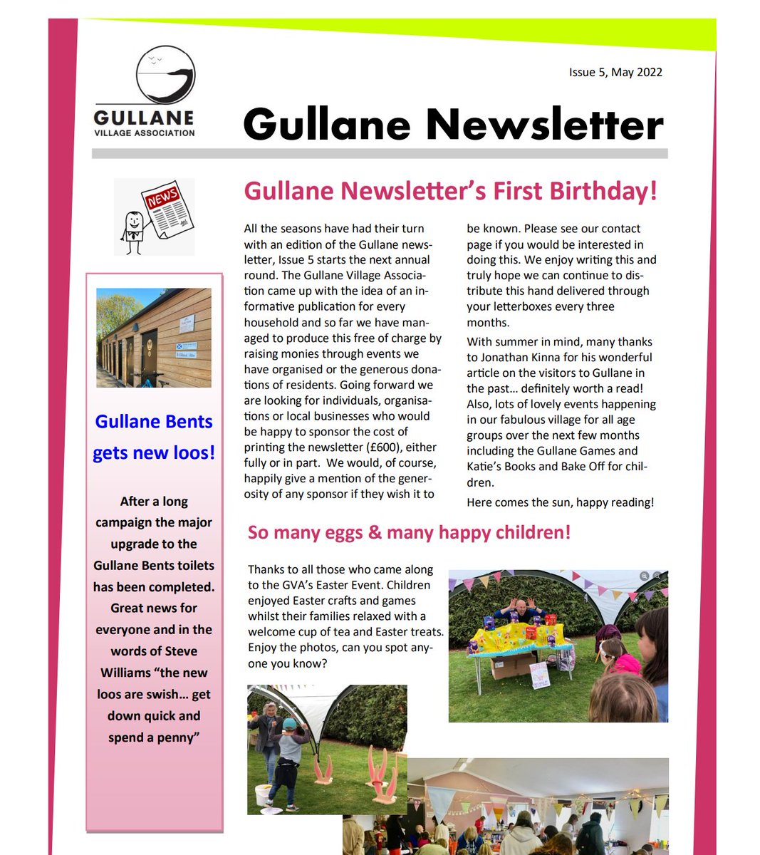 AssocGullane's tweet photo. The next edition of the Gullane newsletter is currently being distributed. Lookout for it in your 📬 over the next week.

If you can't wait 😂.... it is also available on the website at https://t.co/J6EqqJhJ9g https://t.co/YypwWad0Gp