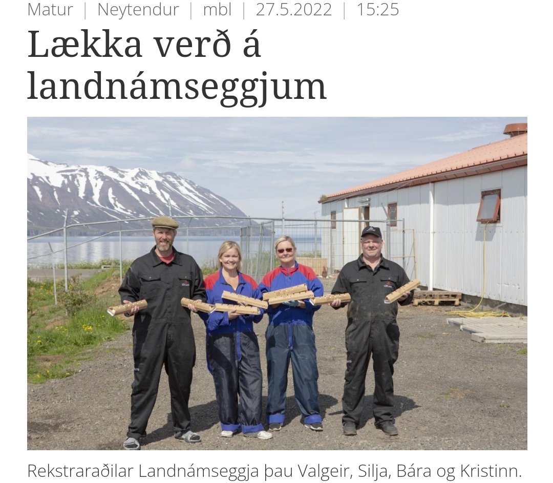 Enda varla ferskvara lengur...