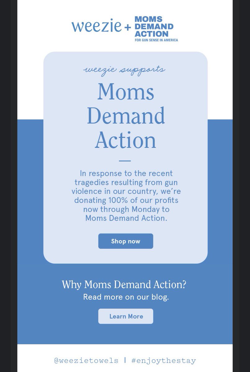 This. Thank you, <a href="/weezietowels/">Weezie Towels</a>. Working on my orders right now! ❤️