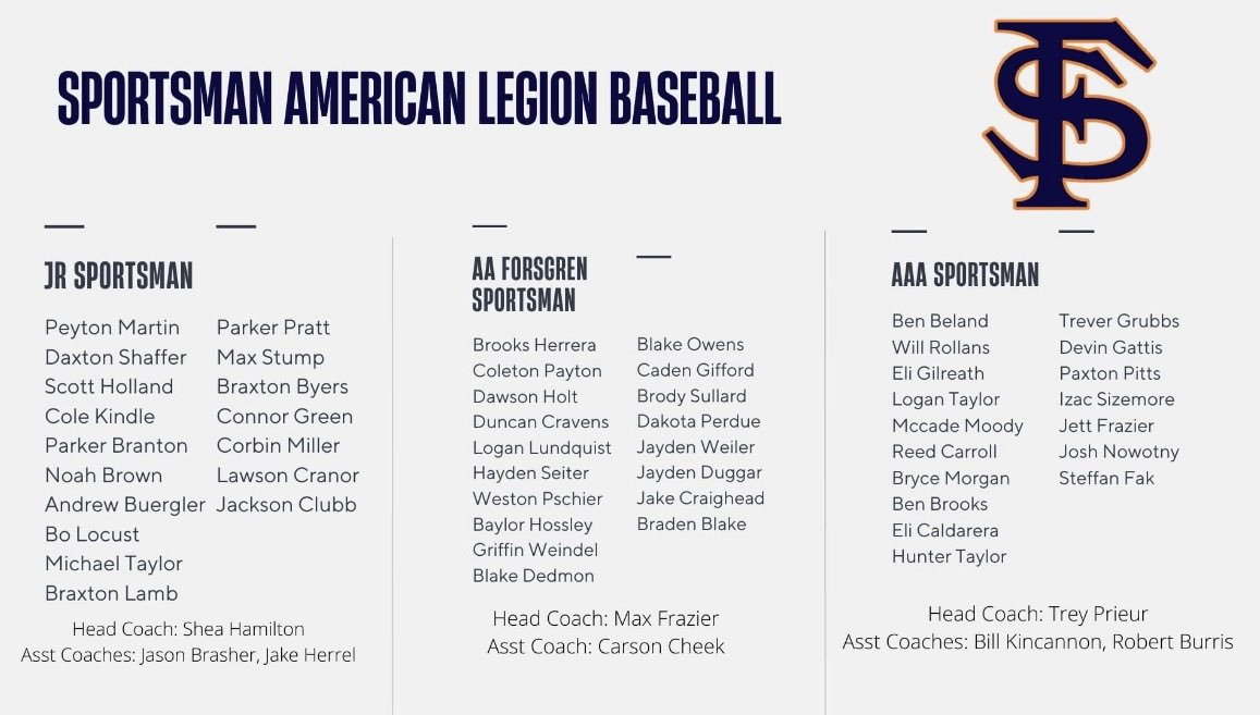 Excited for another summer with this group of young men who are representing SEVERAL area high schools!