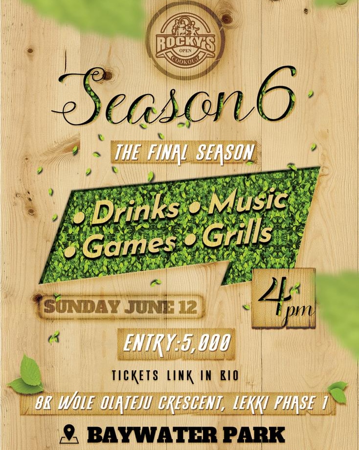 Rockysgrills's tweet photo. Ready, Set, Let's  go💃💃💃💃

Kindly click on the link in our bio to get your ticket.

#Lagosevent #cookout #grillevent https://t.co/F8xh8xNf3U