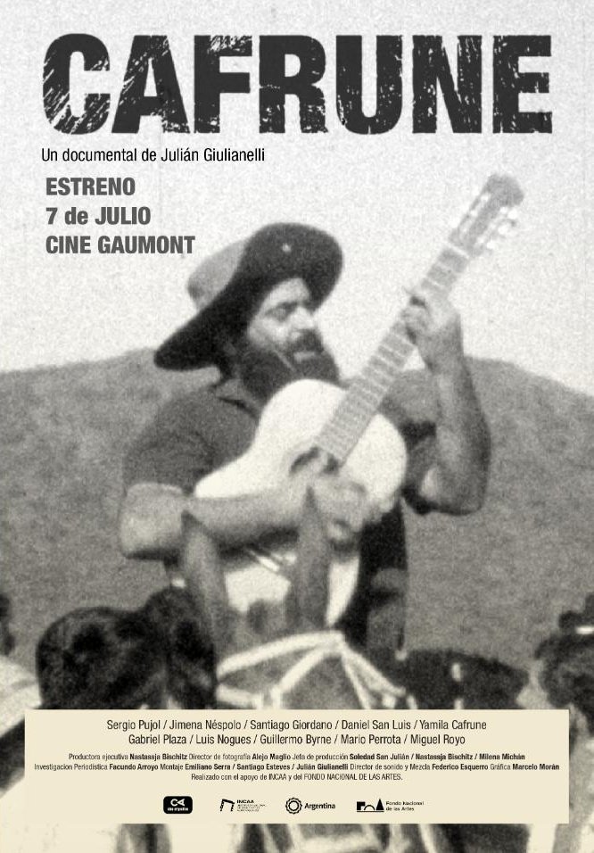 Y bien amigos: muchos años de laburo para llegar a esto. Se estrena nuestra película sobre Cafrune. No doy más. Dale RT para reventar esa primera función.