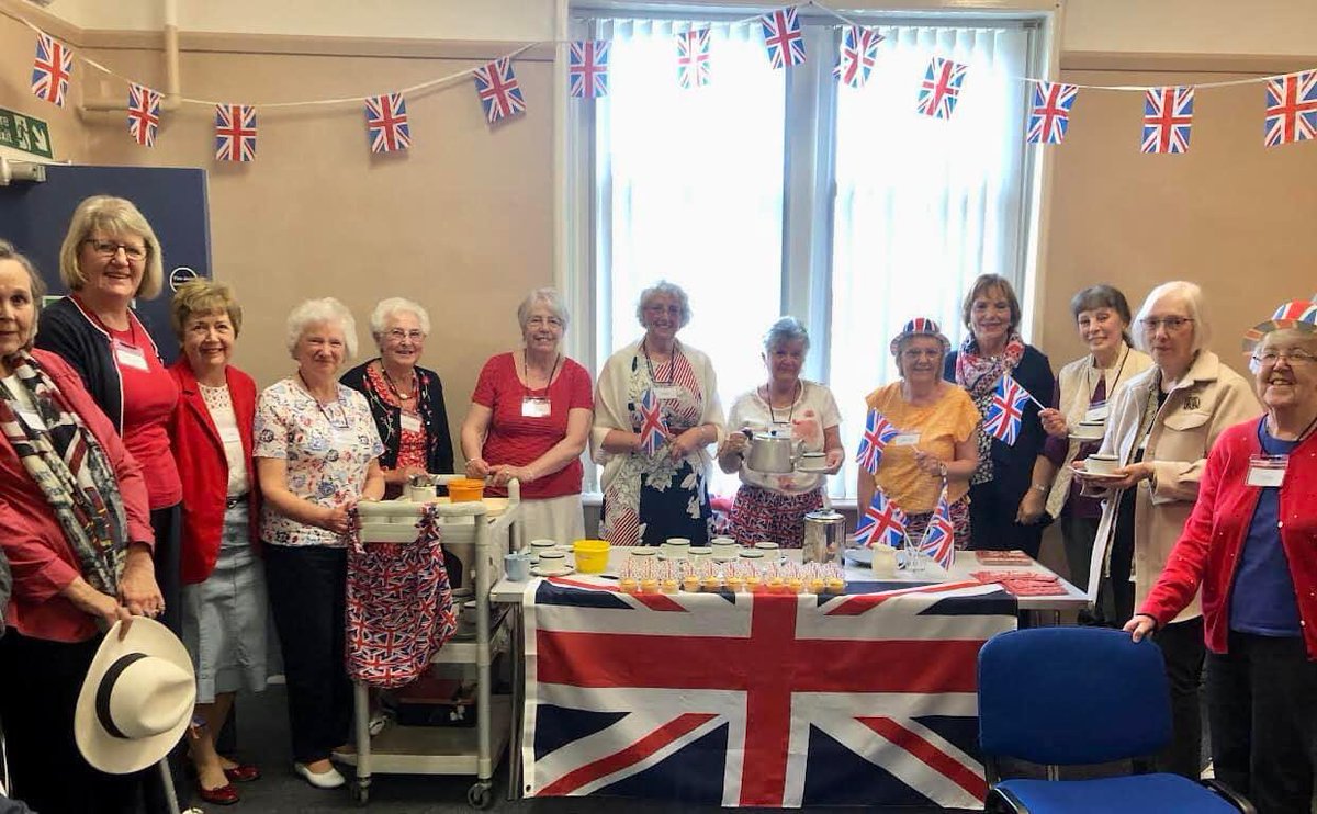 Menston TG had a very enjoyable meeting on Wednesday to celebrate the Queens Platinum Jubilee.   Members watched a film of her Majesty’s early reign and enjoyed tea and cakes . One of Menston TG members bought in a copy of the original programme for the coronation day