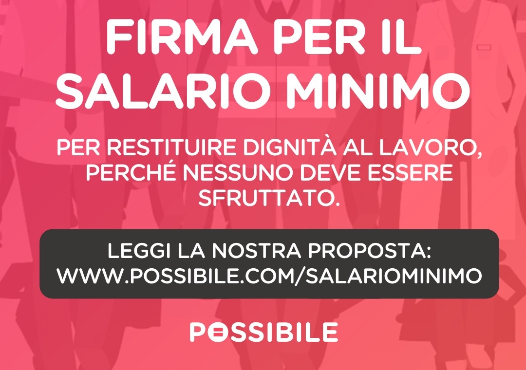 Perché nessuno deve essere sfruttato! La proposta di legge sul #salariominimo si può firmare anche online, su bit.ly/salariominimof…