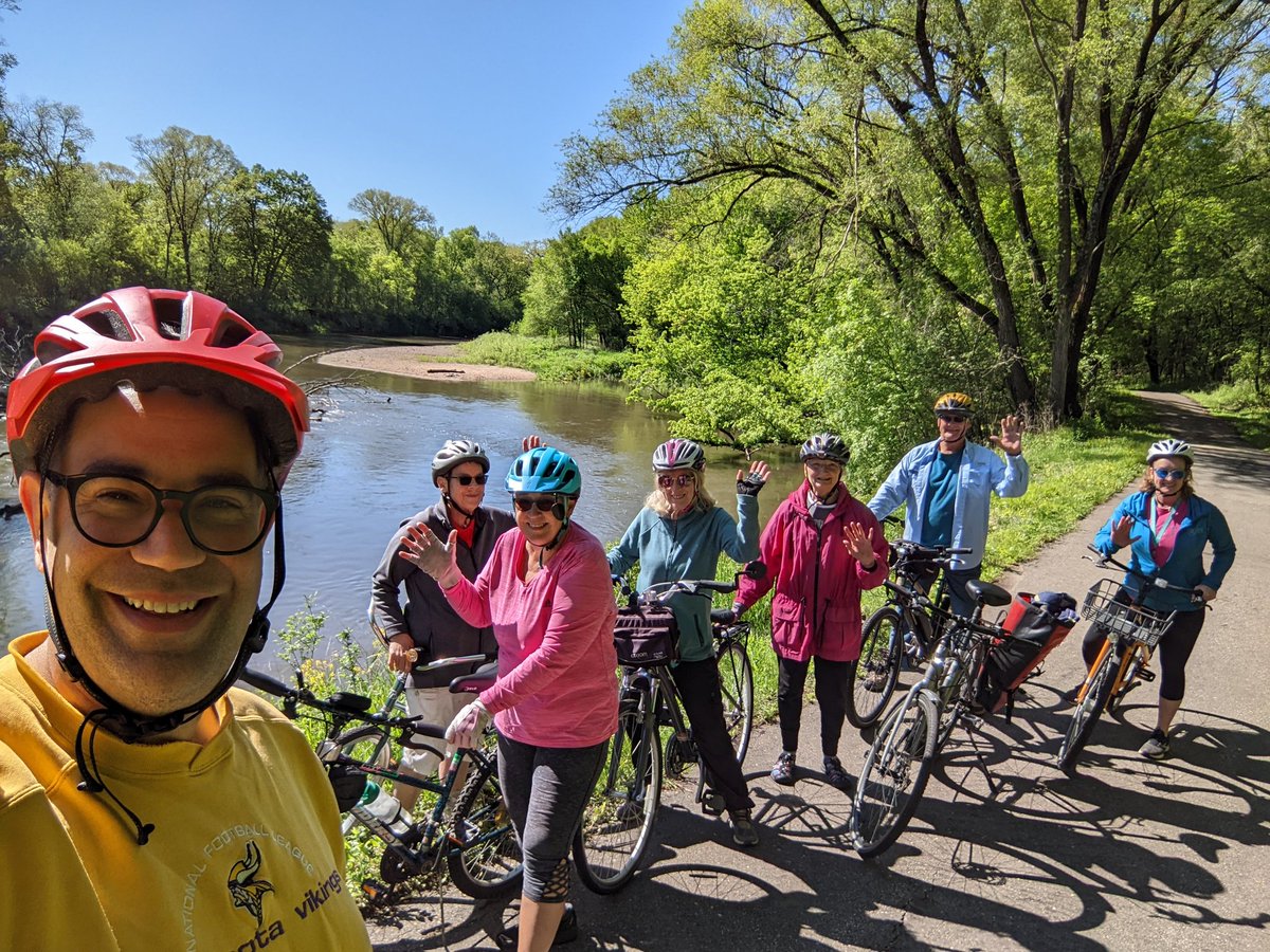 CityZenMN's tweet photo. I am delighted to once again partner with #125Live to offer free, all ages bike rides in #rochmn. We will ride ever Friday starting at 9:30 AM from 125 Live. Our routes are safe & fun. @WeBikeRochester @RochMNParks @sylwik78 @martycormack @babs821 https://t.co/RrDCTSPiGf