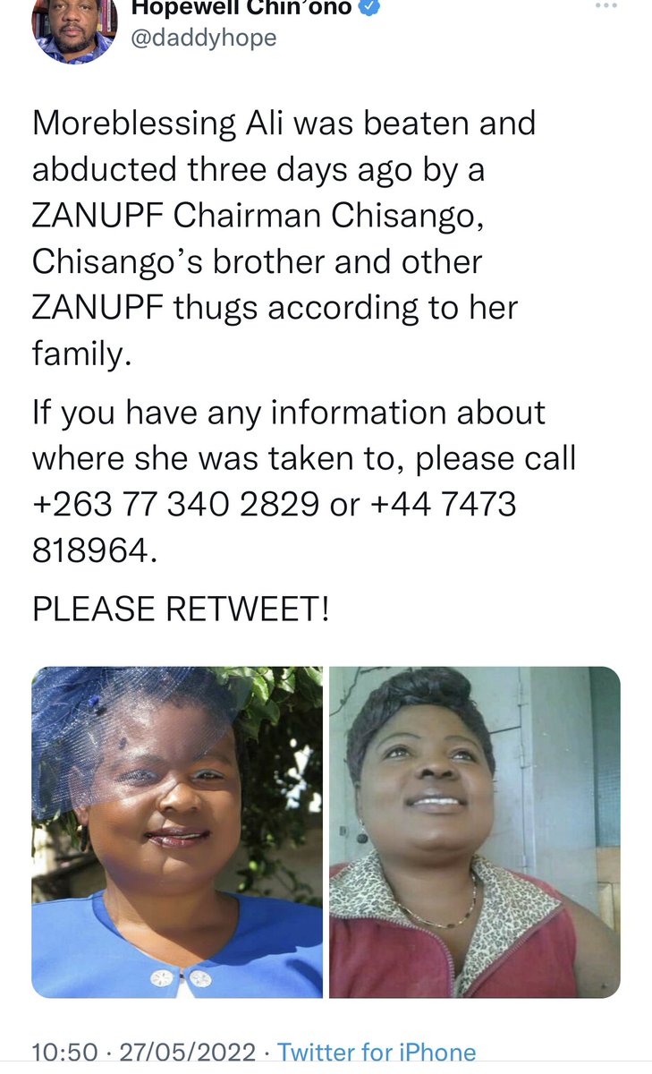 Noe_MalabaNcube's tweet image. Where is Moreblessing Ali @PoliceZimbabwe. We haven’t heard of her whereabouts since she has been reported missing!!! #FreeHerNow