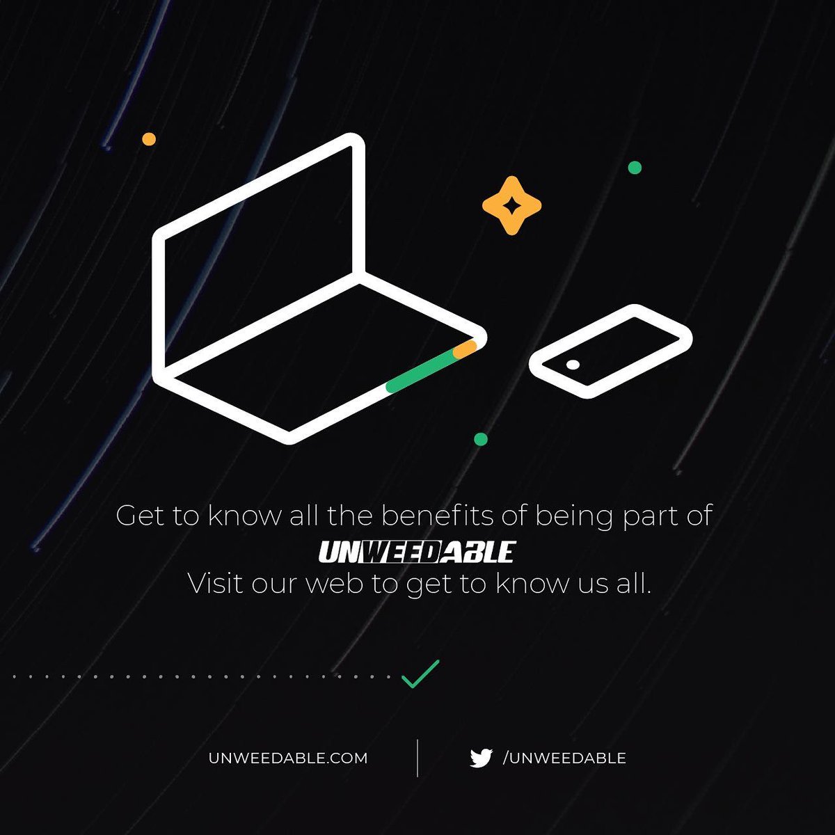 ✨ uNWEEDABLE is more than a digital investment asset valued on ETH. 

🚨 Know all the benefits that our holders enjoy!!!
<a href="/rarible/">Rarible</a> #NFT #NFTCommunity #WeedNFT #nftcollectors #cryptoart #Ethereum