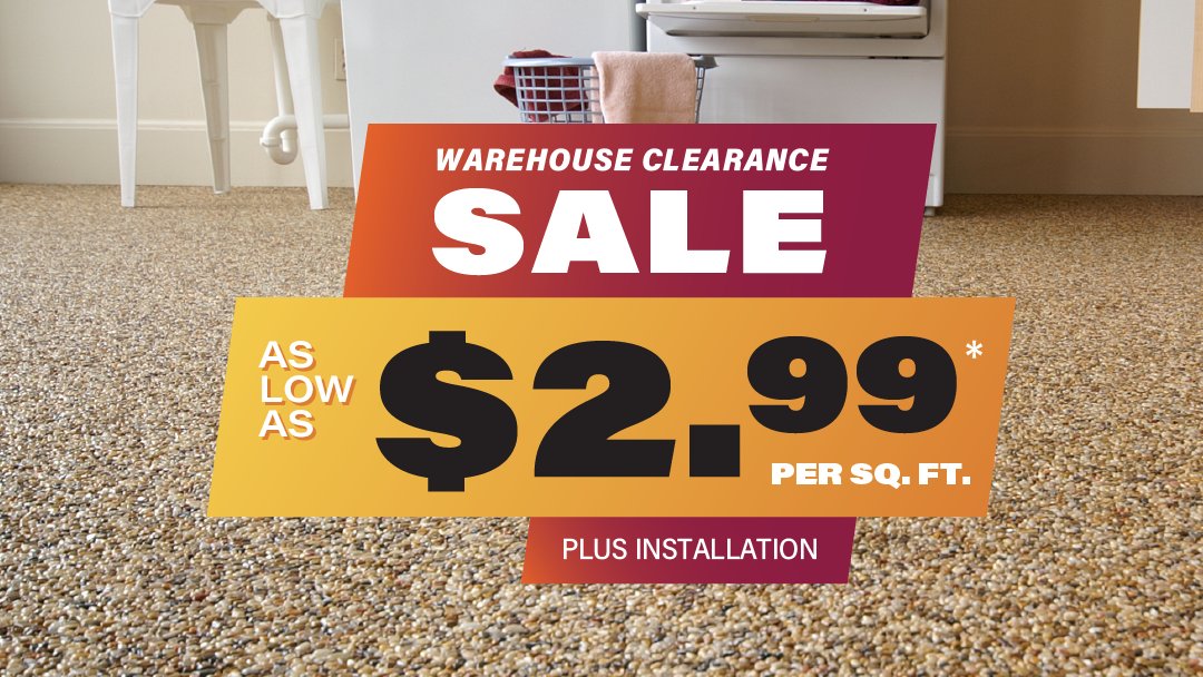 NatureStone's tweet photo. While supplies last, you can get a new Nature Stone floor in your garage or basement for as low as $2.99/square foot!

Transform your home this Summer - schedule your FREE cost estimate appointment via the link below or by calling 855-758-9092!

https://t.co/f3ERsC1t6x https://t.co/1quqXfSANI