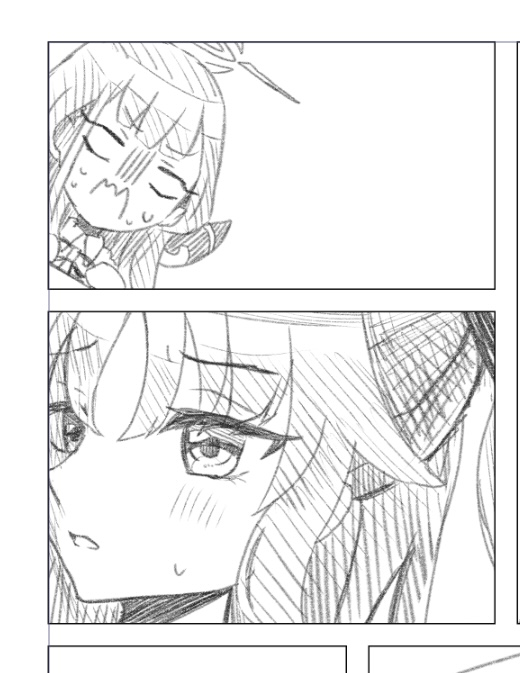 今日は2ページ進みました!明日も頑張るっ
今日はヒフミちゃんとユウカとアルちゃん
#進捗ノート https://t.co/vGizWu07lp