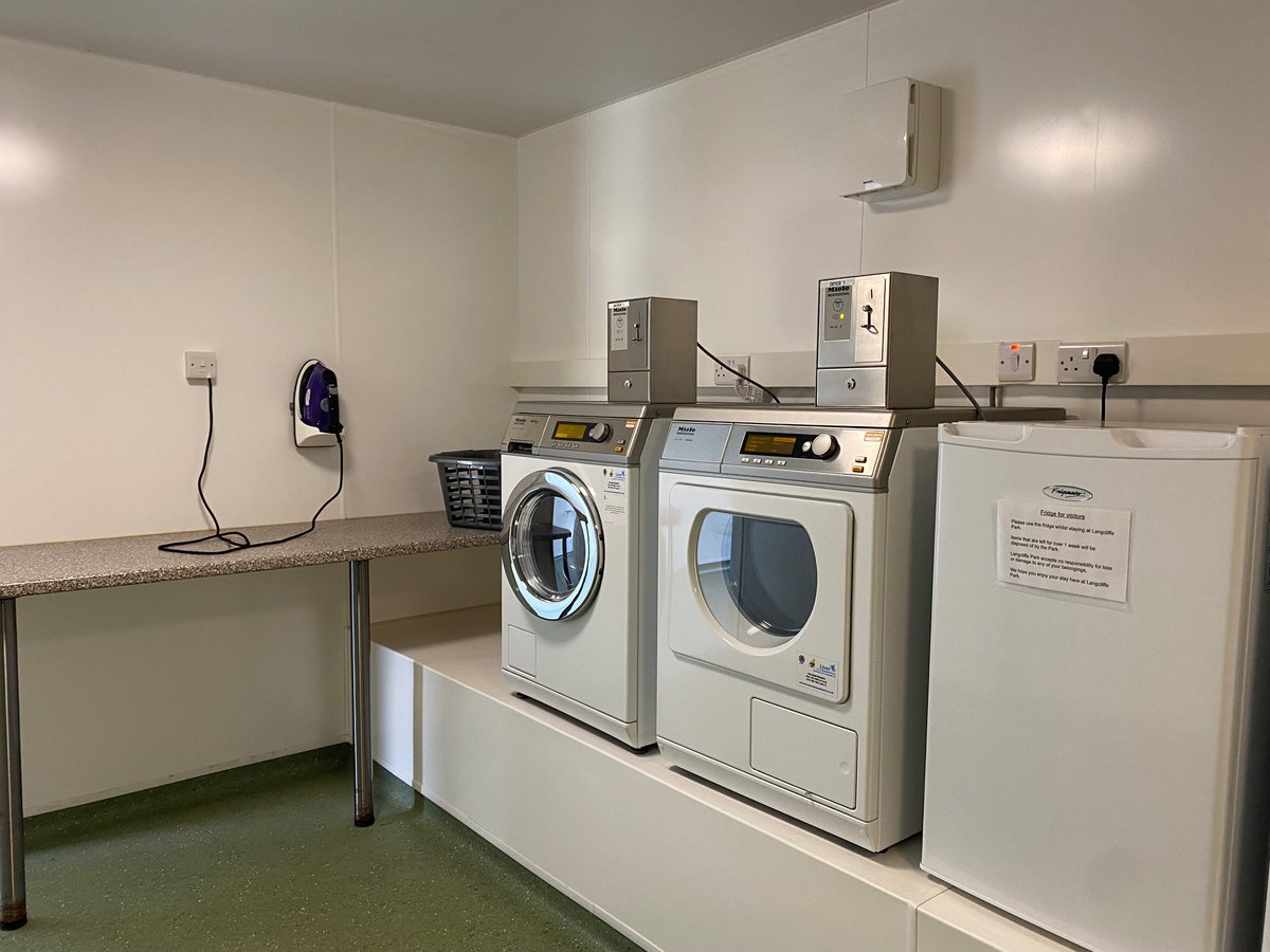 Even our laundry has a view 😂
We have a super functional laundry right next to our office, so you can get any washing, drying and ironing done quickly and easily.  Just buy your tokens and/or tablets from the office!
#laundry #holidaypark #settle #yorkshiredales