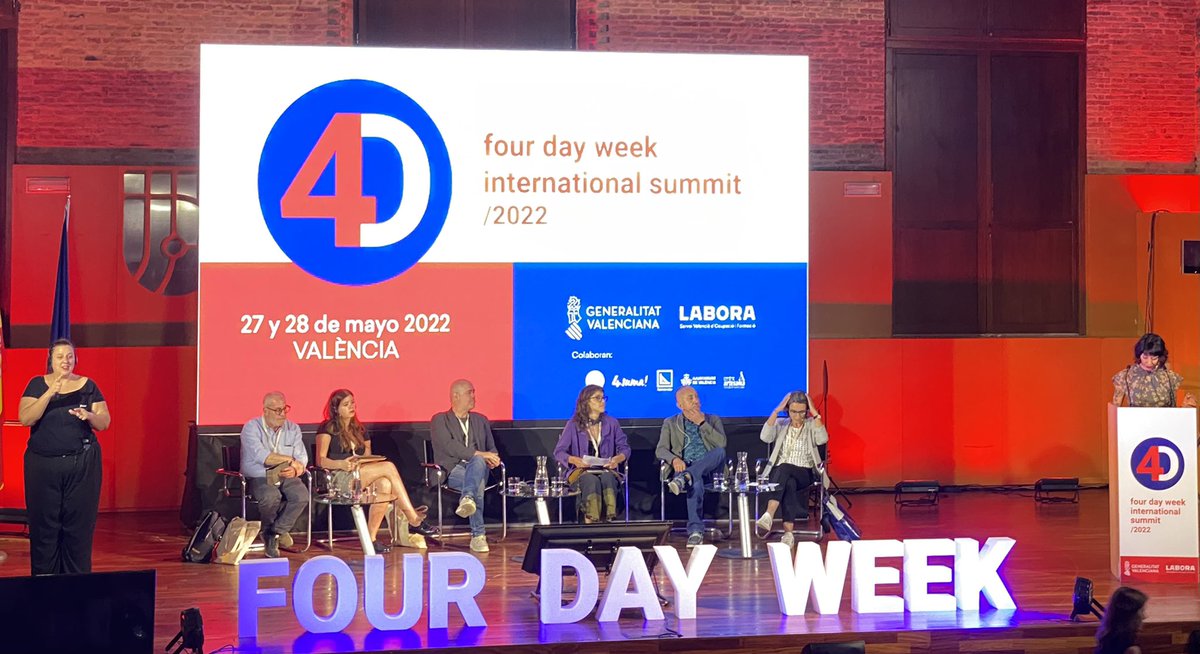 And now we hear from the unions, especially looking at how the #4dayweek can benefit companies and the role that unions can play to support their members with this initiative.

#4DWSummitVLC