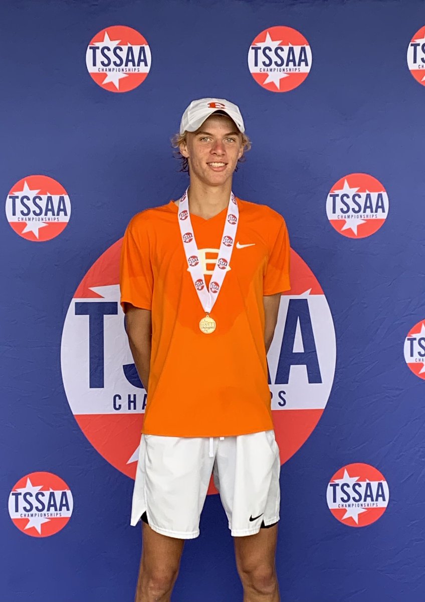 EnsworthTigers's tweet photo. Congratulations to Division II AA State Champion Hank Trondson, the 1st Boys’ Tennis State Champion for Ensworth! https://t.co/xdZDWNM4E0