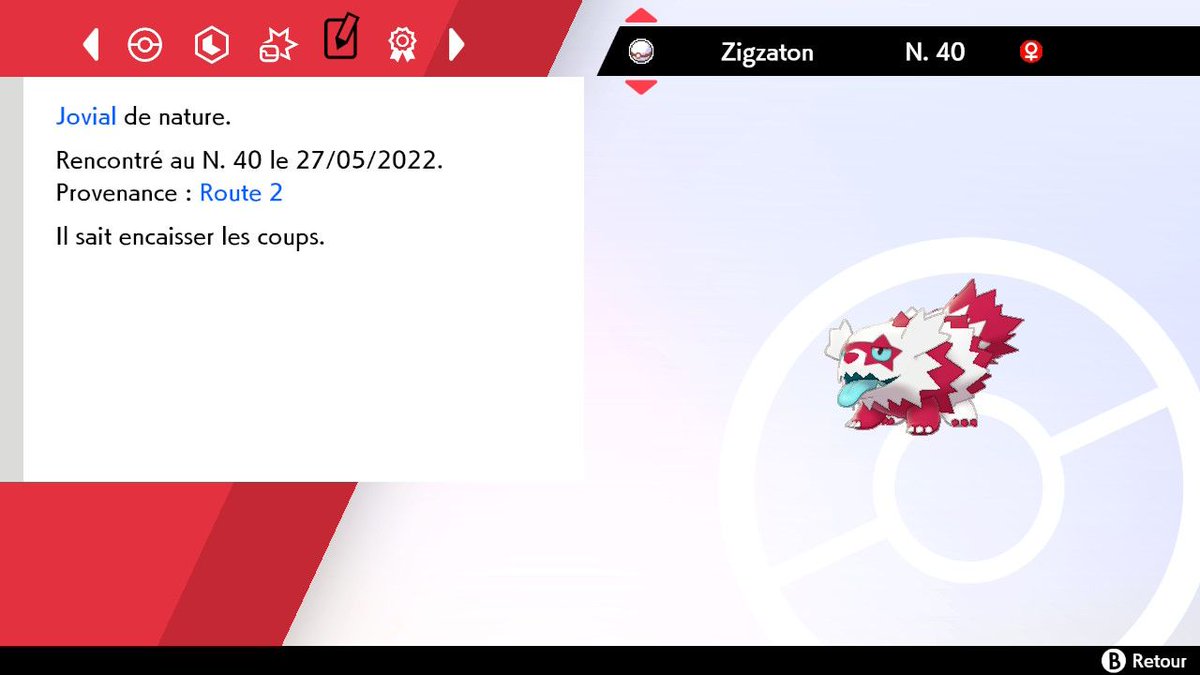 Darksuun's tweet photo. Ma petite contribution au #CommunityDexFR @Projet_CSLD 1517 rencontre de zigzaton de galar sur bouclier 👍 https://t.co/dIBxlj13iw
