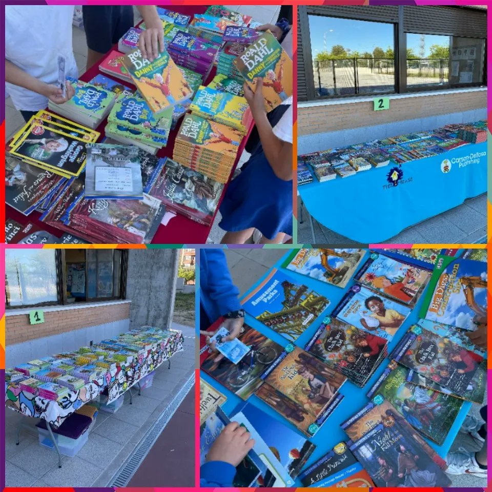 CeipFontan's tweet photo. “Reading is dreaming with our eyes open” 👀💭
Today students were dreaming with the books from the #bookfair at school and they chose their favourite to take it home 🏡
#ceipfontan
#readinenglish
#animacionalalectura https://t.co/4im43i5J12