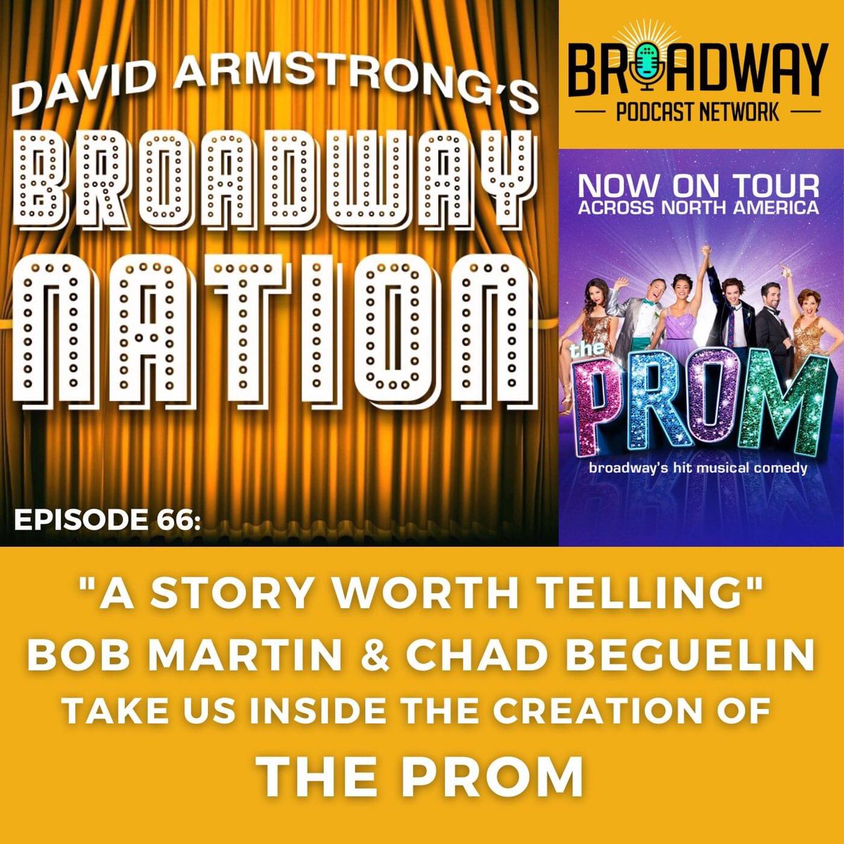 The latest episode is out & my guests are Bob Martin & Chad Beguelin who joined me to talk about the creation of @ThePromMusical currently on tour across the US and opens at Seattle’s @5thAveTheatre, my old stomping grounds. on May 31. @BwayPodNetwork @ChadBeguelin #Broadway
