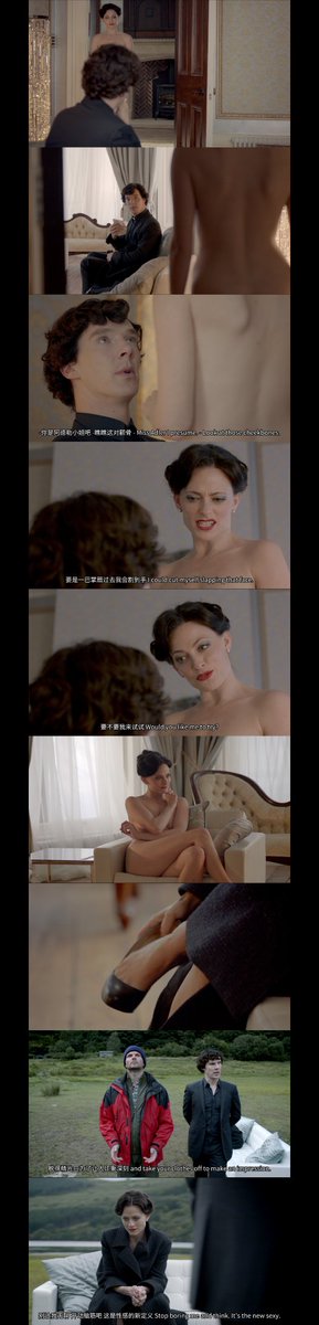 vesion69's tweet photo. 福尔摩斯真的是智性恋的天花板
​硬生生把一个女s掰成m
​他肯定也爱上她了！
​太甜了！！ https://t.co/IRgB6351xH