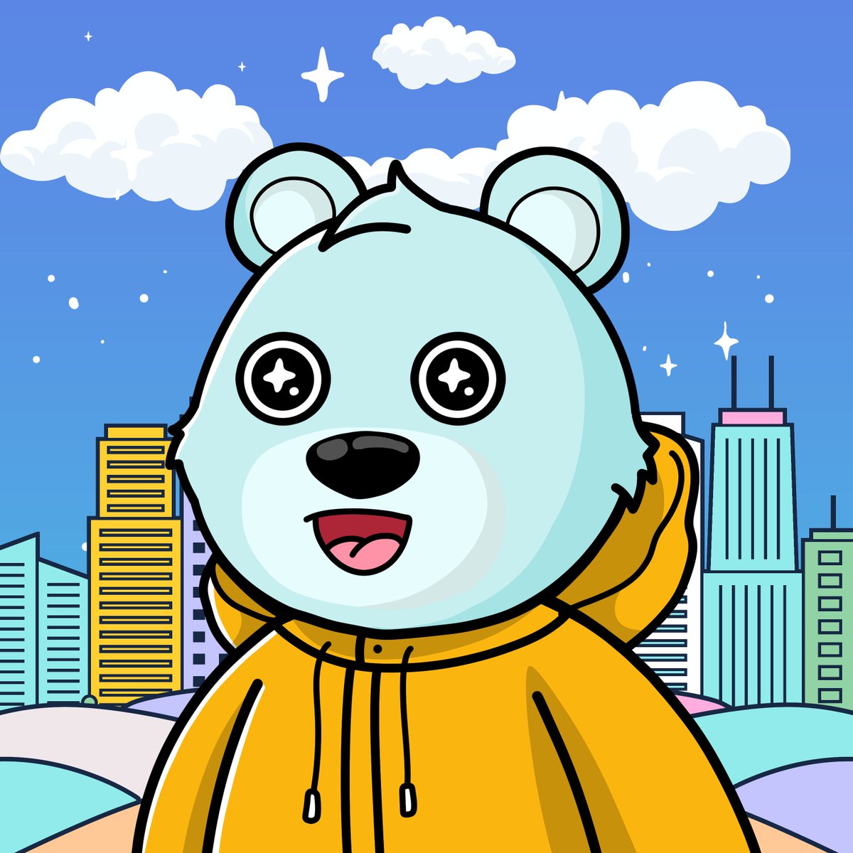 We can't wait to bring you in to our closed discord and start building our dream web3 community! 🐻❤️

Here's a first look at one of our neighbears taking a trip around our vibrant city! #NFTCommunity #NFTdrops
