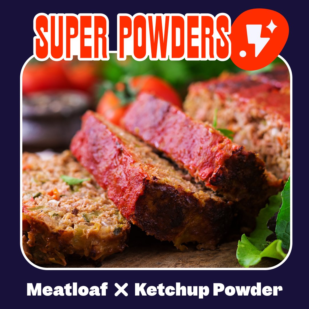 There's a reason they call us super powders... we're so much more than just sauce! Check out this innovative idea for utilizing our ketchup powder! 🍅 #SauceCreatively #SauceResponsibly