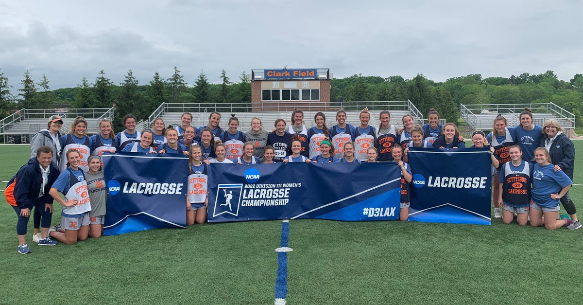 Wear your orange and blue to support <a href="/GburgWlax/">Gettysburg Women’s Lacrosse</a> tomorrow! Tune into the livestream for the NCAA Division III semifinal Saturday at noon. 🔶 🔷 gburg.us/3yZljtB
