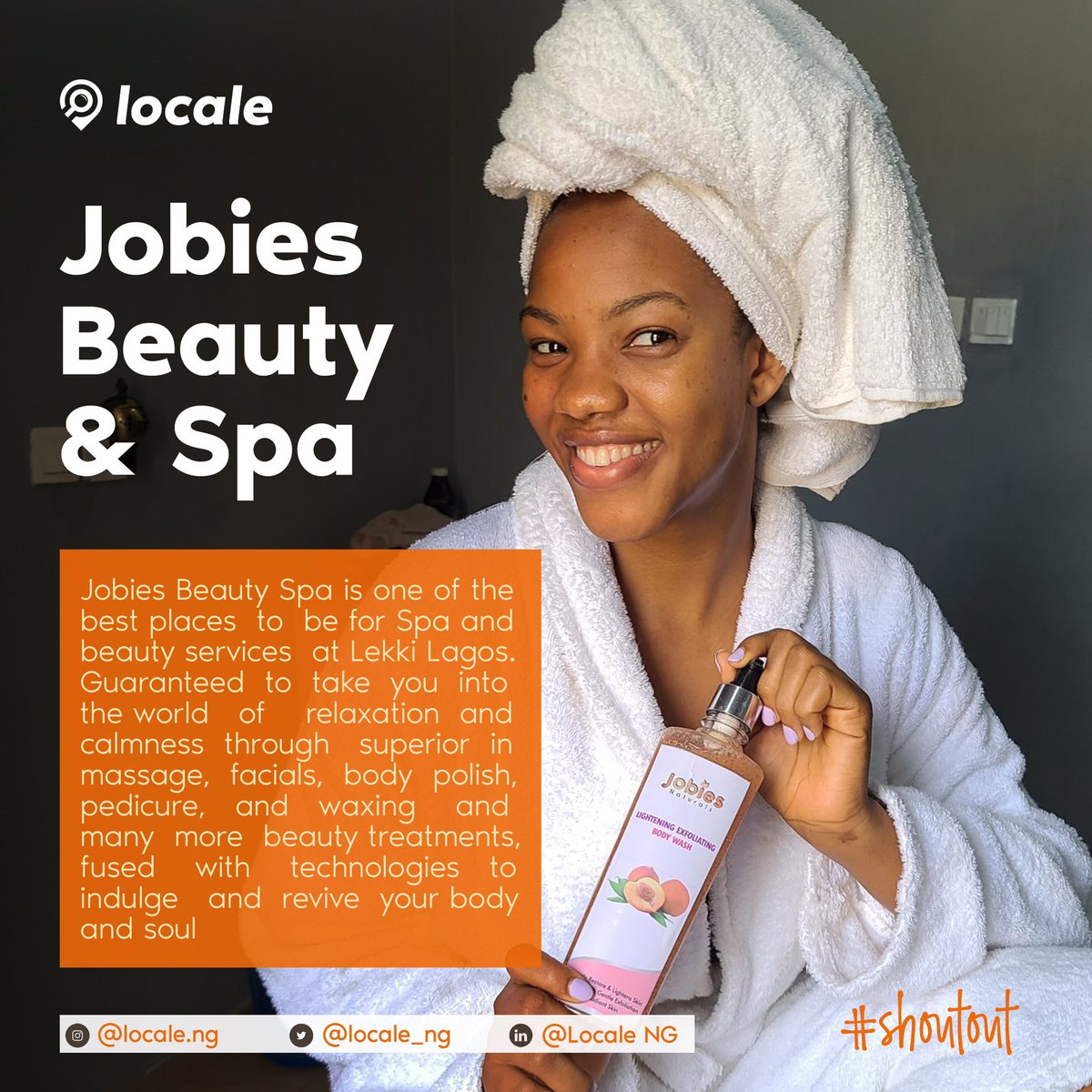 Pronalytics_'s tweet photo. Located in Lekki Lagos, our Friday Shoutout goes to Jobies Beauty and Spa.
You are invited to de-stress, energize your body and mind with their distinctive spa and skincare treatments. 🤩 https://t.co/p10MIBS0Pa