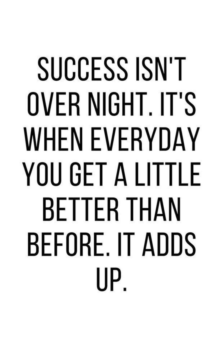 ms_sarah_w's tweet photo. Success isn‘t over night.
It’s when everyday you get a little better than before.
It adds up. 🤍
#chargebatteries #regainstrength https://t.co/D8PUCJiOOj