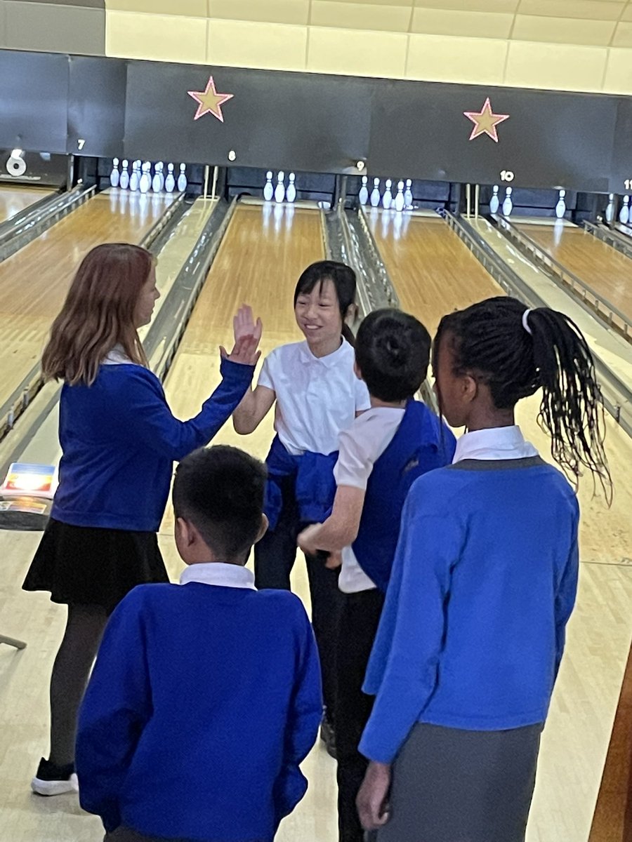 latimerprimary's tweet photo. Year 6 had a fantastic day today. Bowling and burgers🍔 What a well deserved treat for working so hard this half term! Enjoy your week off☺️ #year6 #postSATs https://t.co/Wefm0dvGLB