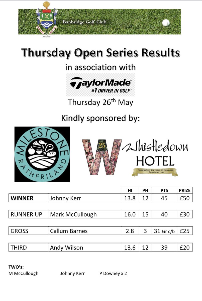 Banbridge Golf Club tweet media