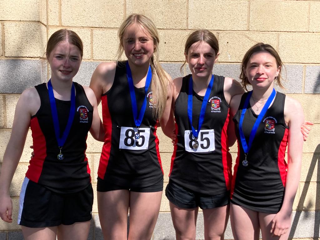 PhsHealth's tweet photo. Congratulations to our amazing relay runners. U17 boys cup, U17 girls cup,U14 girls bronze and over 15 girls 4x400m relay silver. Well done everyone. https://t.co/dsgSqAJ2JT