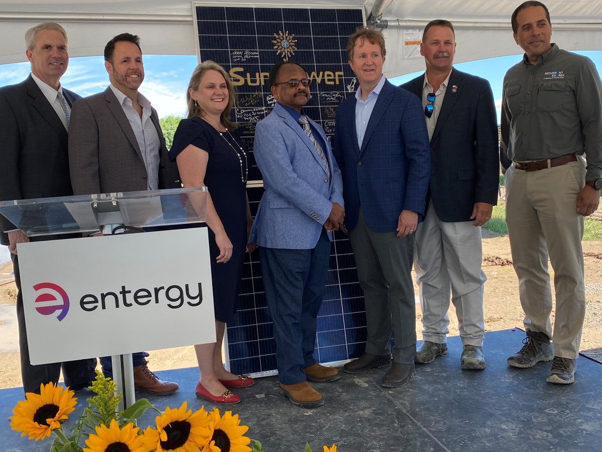 Recurrent Energy (@recurrentenergy) on Twitter photo Yesterday we joined <a href="/EntergyMS/">Entergy Mississippi</a> to celebrate the completion of the 100MW Sunflower Project, the largest solar project in Mississippi + one of the first utility-scale solar projects in the US to be constructed under a BTA. Thanks to our partner, <a href="/EntergyMS/">Entergy Mississippi</a>! recurrentenergy.com/recurrent-ener… Yesterday we joined <a href="/EntergyMS/">Entergy Mississippi</a> to celebrate the completion of the 100MW Sunflower Project, the largest solar project in Mississippi + one of the first utility-scale solar projects in the US to be constructed under a BTA. Thanks to our partner, <a href="/EntergyMS/">Entergy Mississippi</a>! recurrentenergy.com/recurrent-ener…