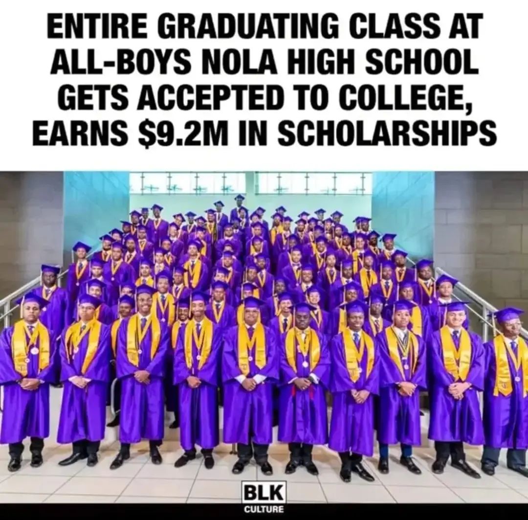 AttorneyCrump's tweet photo. AMAZING! Congratulations to the entire St. Augustine (LA) High School graduating class for being accepted into college and receiving a combined $9.2M in scholarships! #BlackExcellence https://t.co/Zgm69WOzzt