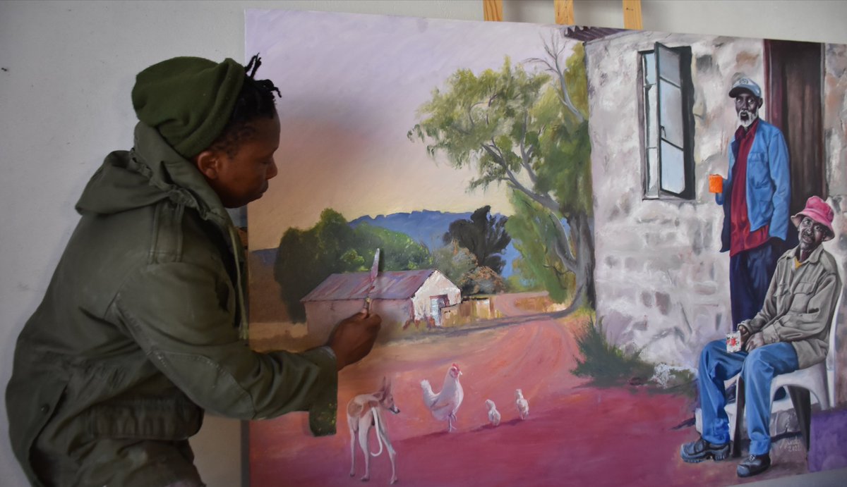 "Tea Time" New piece available oil on canvas