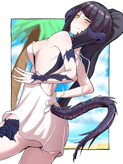 ビーチで誘惑してくるよその子ちゃん
skebにて描きました〜 