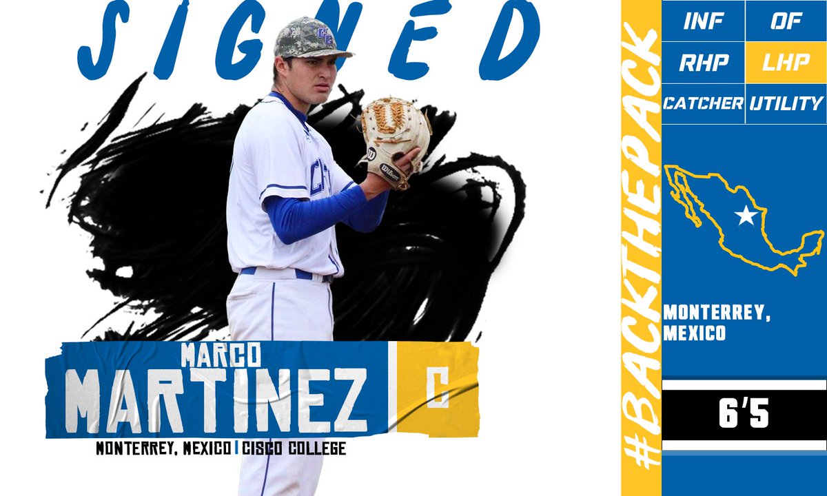 We are excited to announce that we have signed LHP Marco Martinez!

#BackThePack #GoJavelinas ⚾️