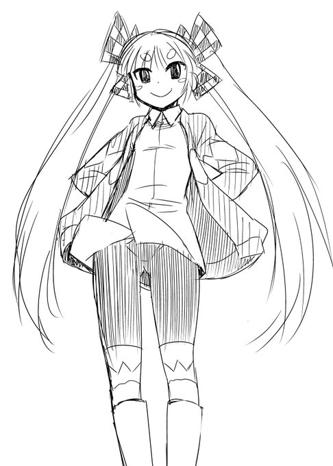 @nohanashi4 読んでくれたお礼に芽衣のラフさしあげます!
当時の単行本3巻用イラストのラフのうちの1枚で未公開。
これからもご贔屓に! 