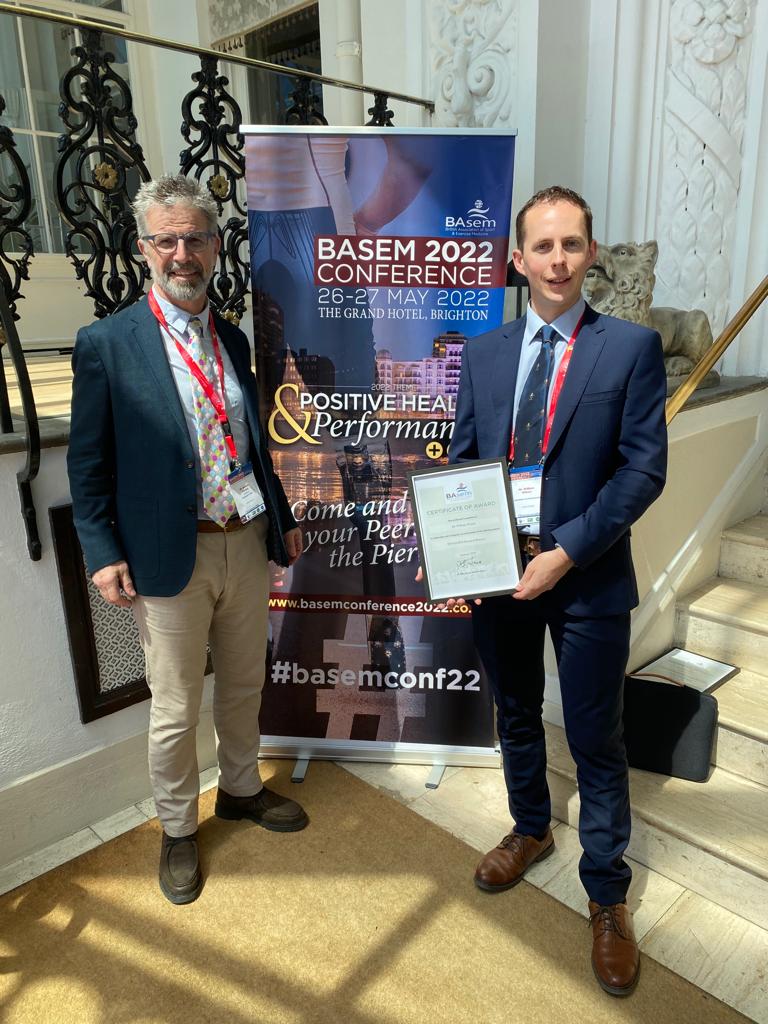 Congratulations to <a href="/DrWilliamWilson/">William Wilson</a> on his excellent scientific presentation at <a href="/basem_uk/">basem_uk</a> and award received for work on #aclrepair and #internalbrace