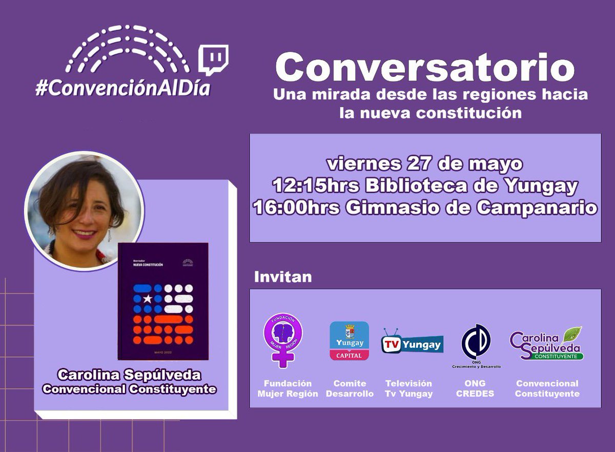 “Conversatorio una mirada desde las regiones hacia la nueva constitución”