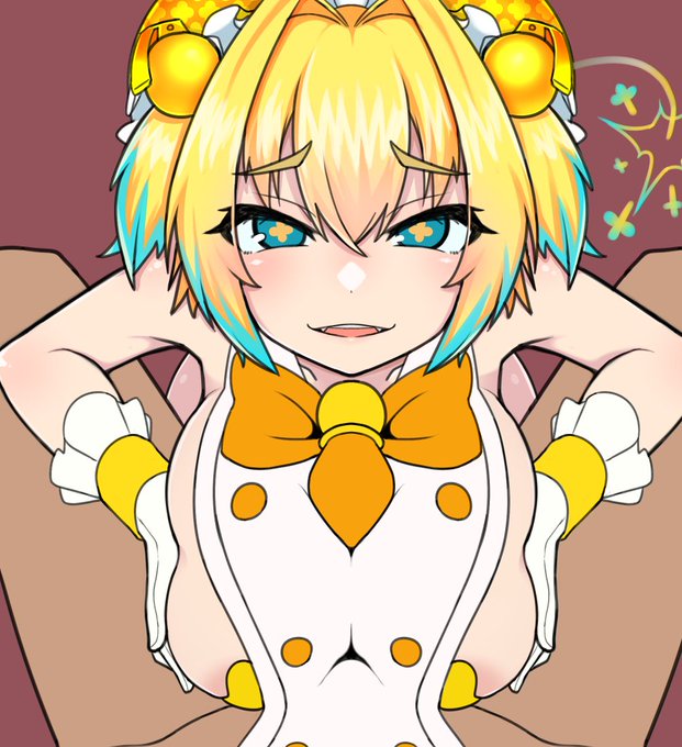 お茶濁しに、昔没にしたパインのズリ絵ラフでも投げて寝ます、。 