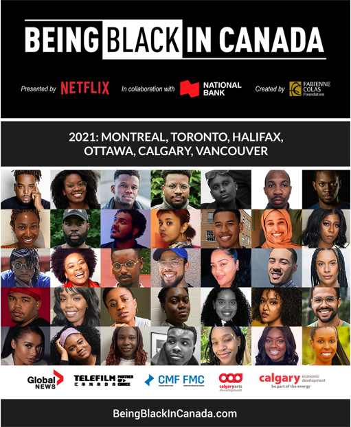 calgarylibrary's tweet photo. Join us on May 29 for a triple-feature of short films created by young filmmakers from Calgary, Ottawa, Toronto, Halifax, and Montreal who participated in the @Fabiennecolas film program in 2021: https://t.co/RUfK6WNwlV @CABlackFilmFest #CBFF22 https://t.co/ZDhNc4iQGC